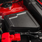 COBB Redline Carbon Fiber Fuse Cover (Driver Side, Matte), 2022-2026 WRX - Angle 4