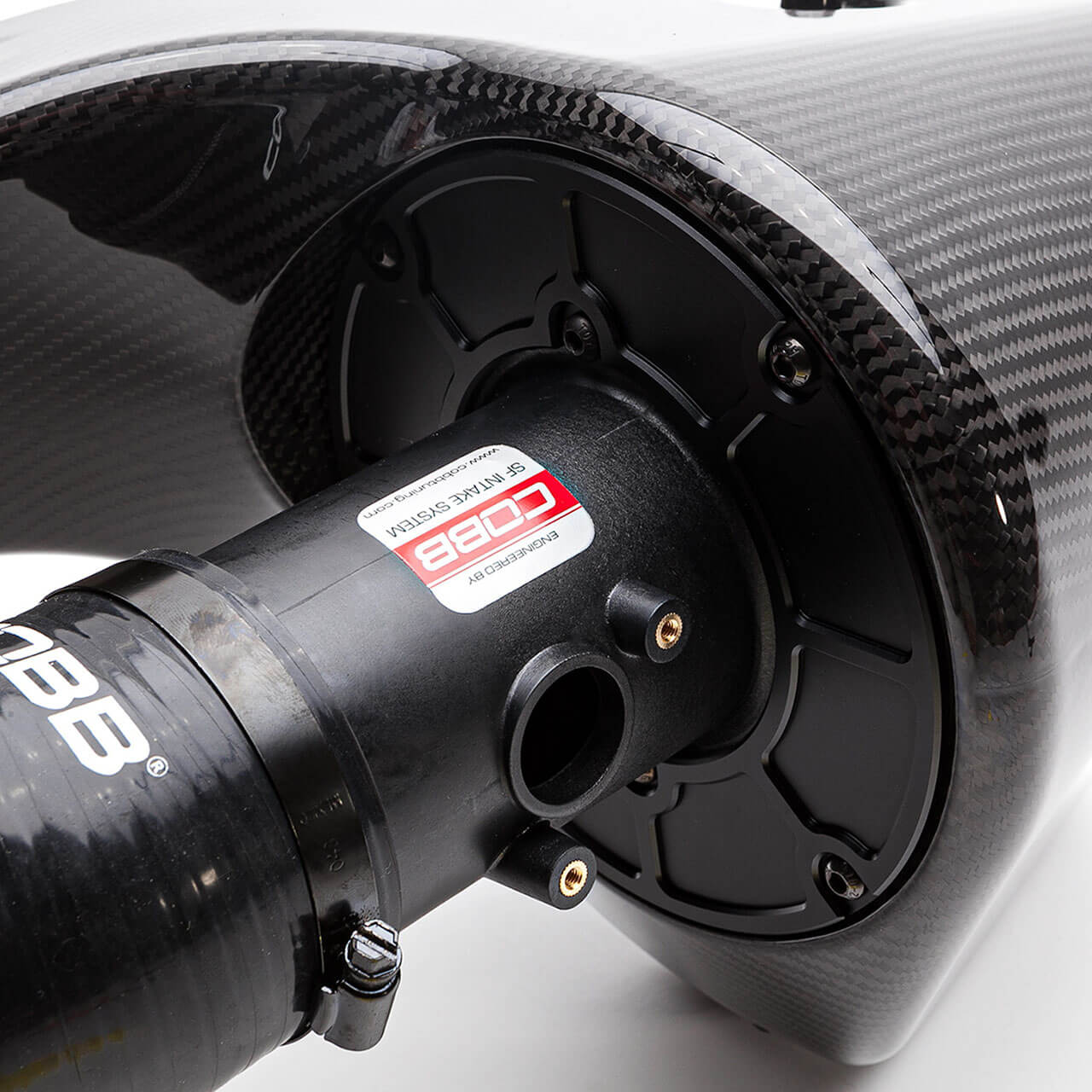 COBB Redline Carbon Fiber Intake System, 2015-2021 STi - Angle 3