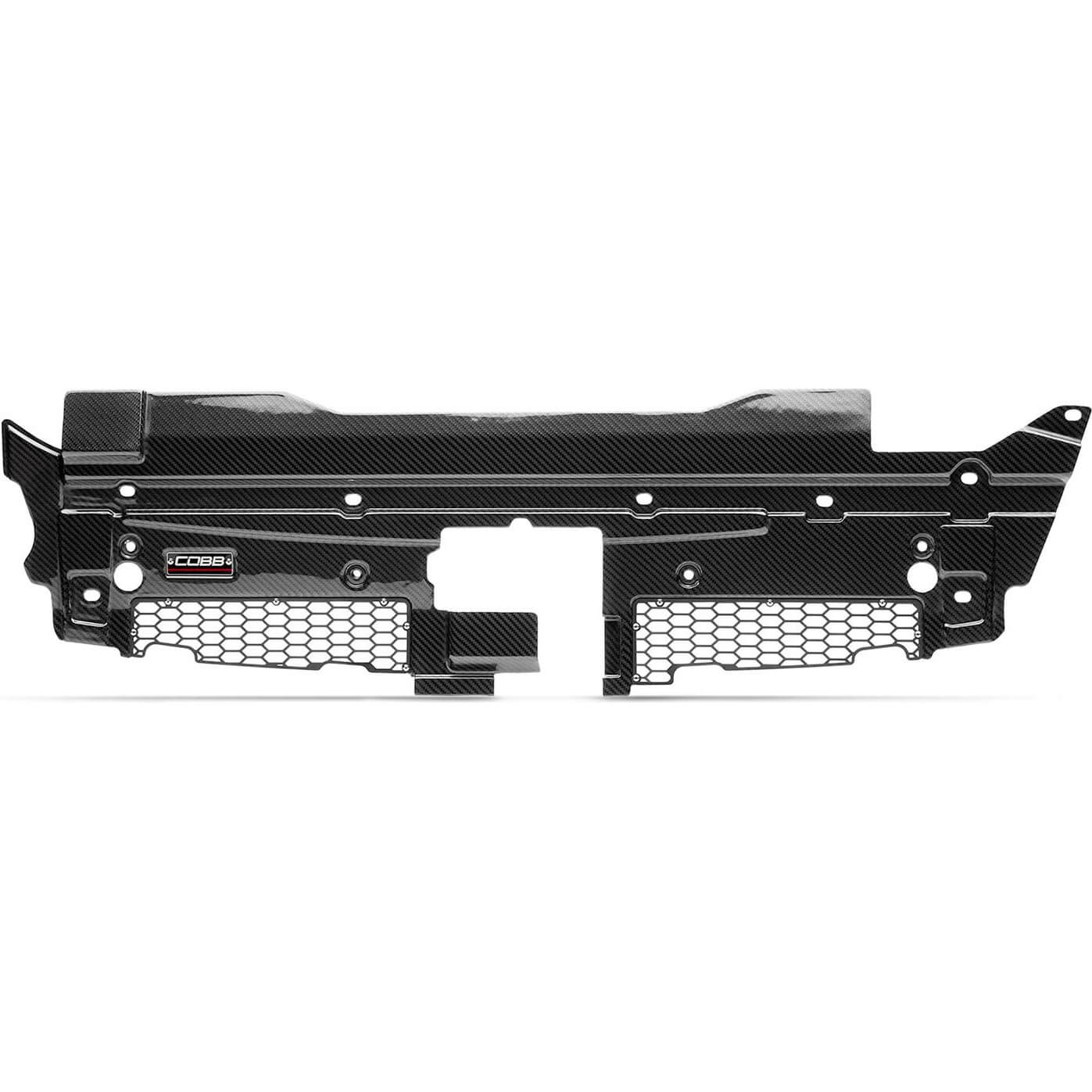 COBB Redline Carbon Fiber Radiator Shroud, 2021-2023 Ford Raptor - Angle 2