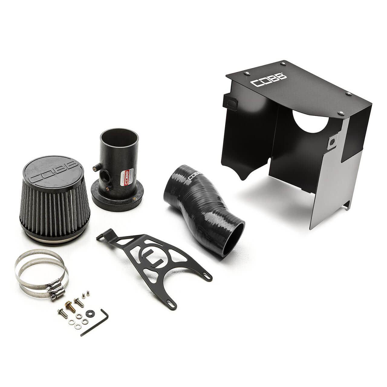 COBB SF Intake & Air Box Combo (Stealth Black), 2008-2014 WRX & STi