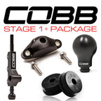 COBB Shifter/Bushings/Knob Combo (Tall Shifter, White Knob), 2002-2007 WRX