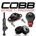 COBB Shifter w/ F&R Bushings & Black/Red Knob Combo, 2002-2007 WRX w/ OE Short Shifter