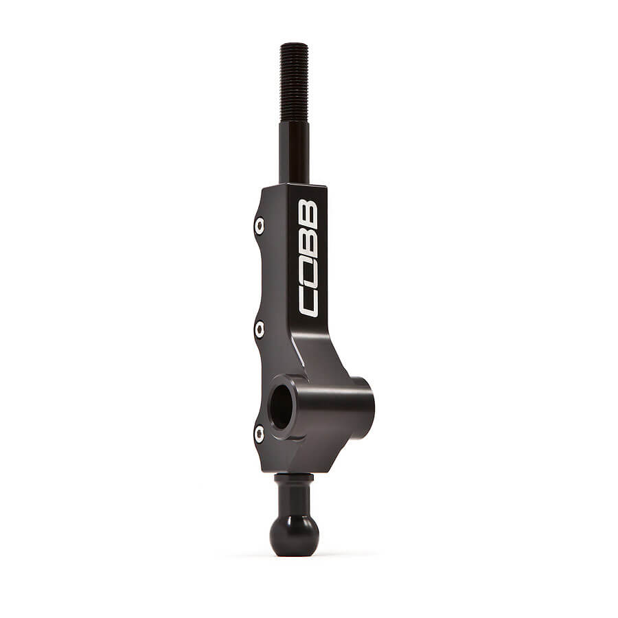 COBB Shifter w/ F&R Bushings & Black/Red Knob Combo, 2002-2007 WRX w/ OE Short Shifter - Angle 4