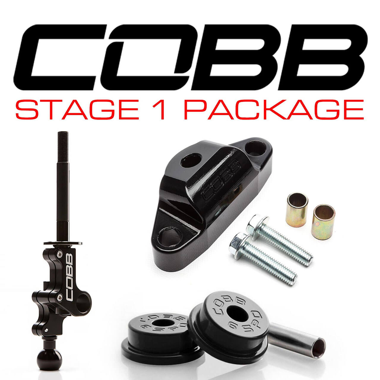 COBB Shifter w/ Front & Rear Bushings Combo, 2004-2021 STi