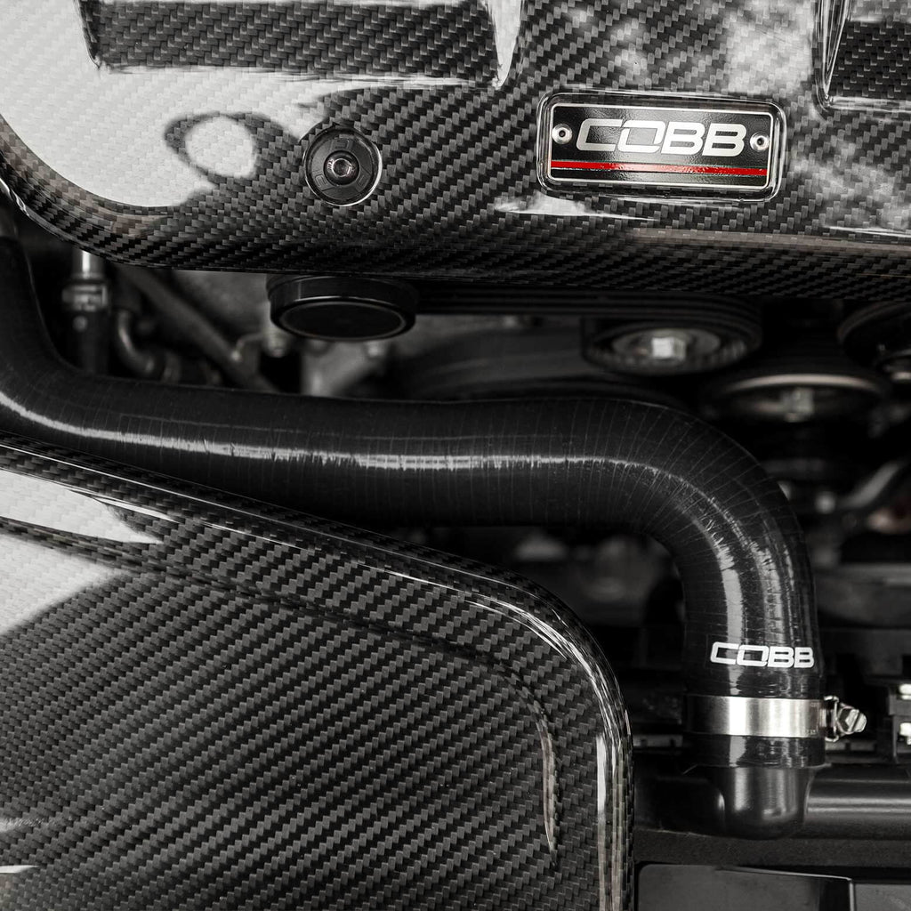 COBB Silicone Radiator Hoses Kit (Black), 2015-2021 WRX - Angle 3