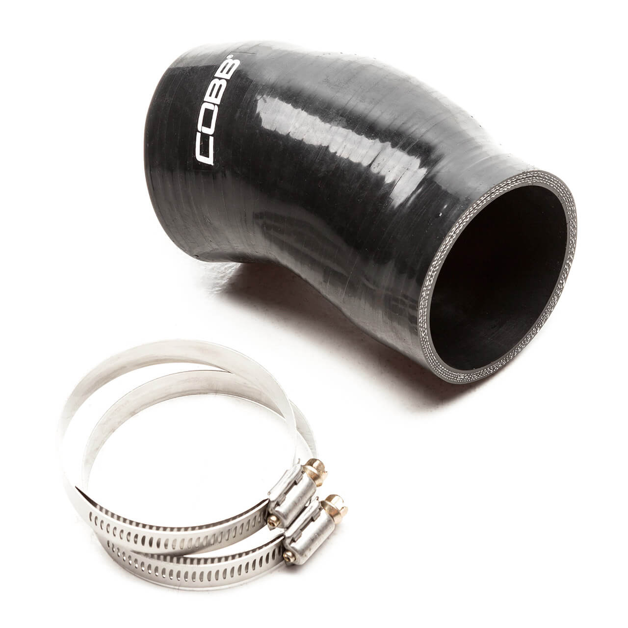 COBB Silicone Top Mount Intercooler Coupler (Black), 2008-2021 WRX