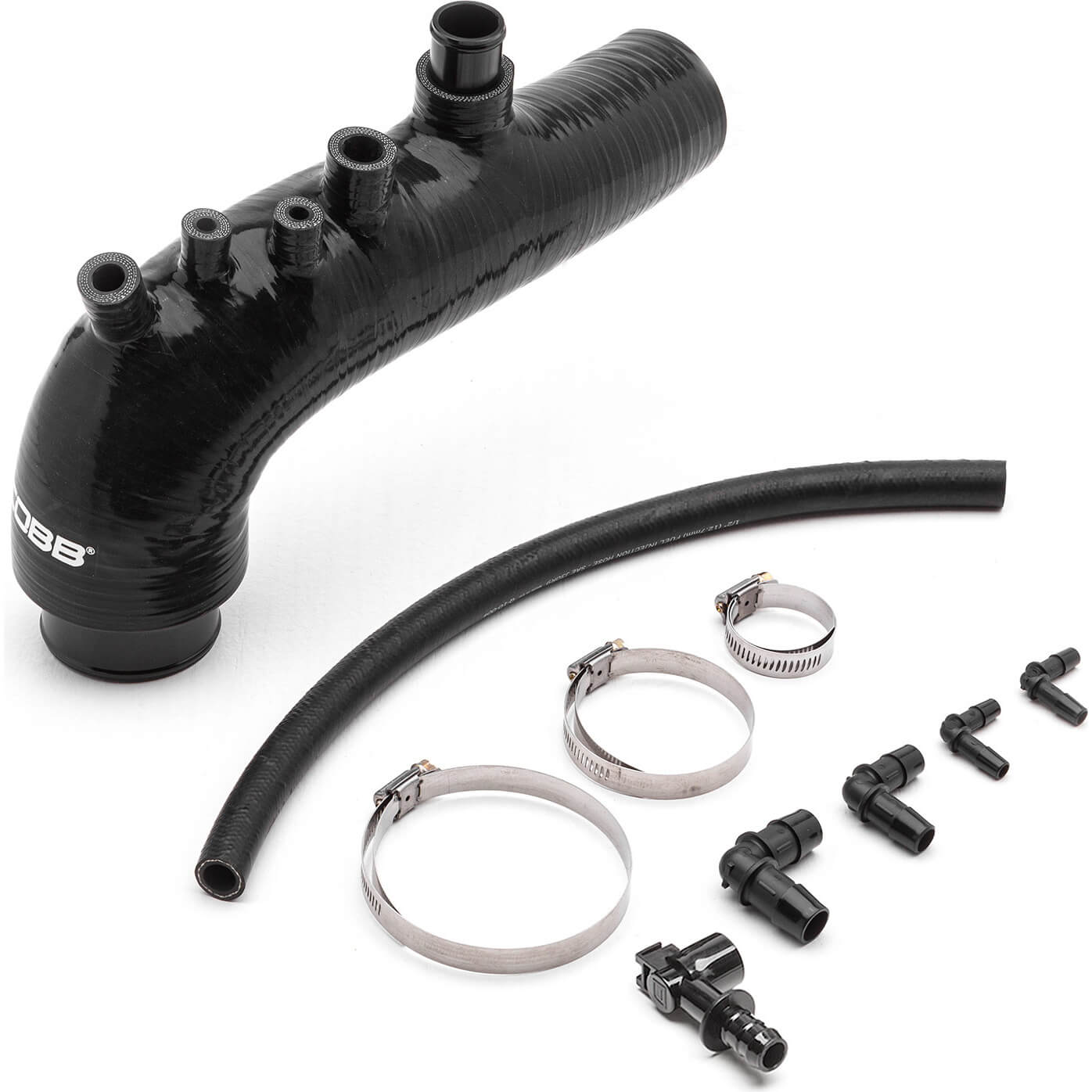 COBB Silicone Turbo Inlet Hose v2 (Stealth Black), 2008-2014 WRX