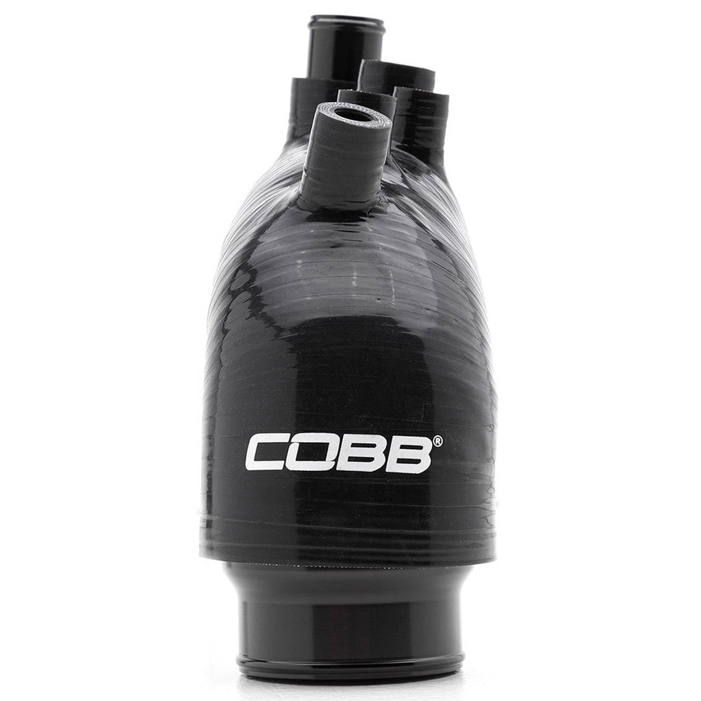 COBB Silicone Turbo Inlet Hose v2 (Stealth Black), 2008-2014 WRX - Angle 2