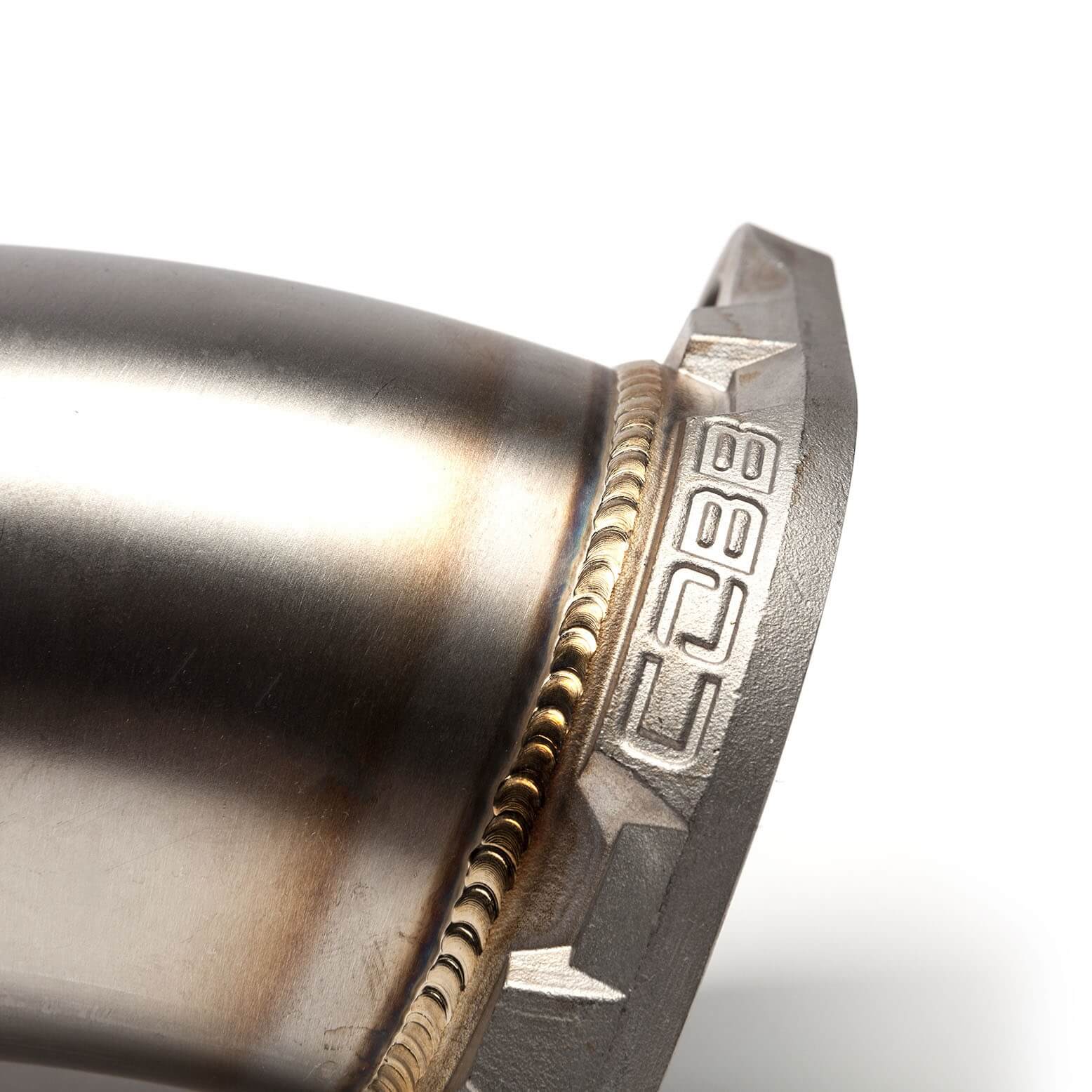 COBB SS 3in Downpipe, 2008-2015 EVO X - Angle 3