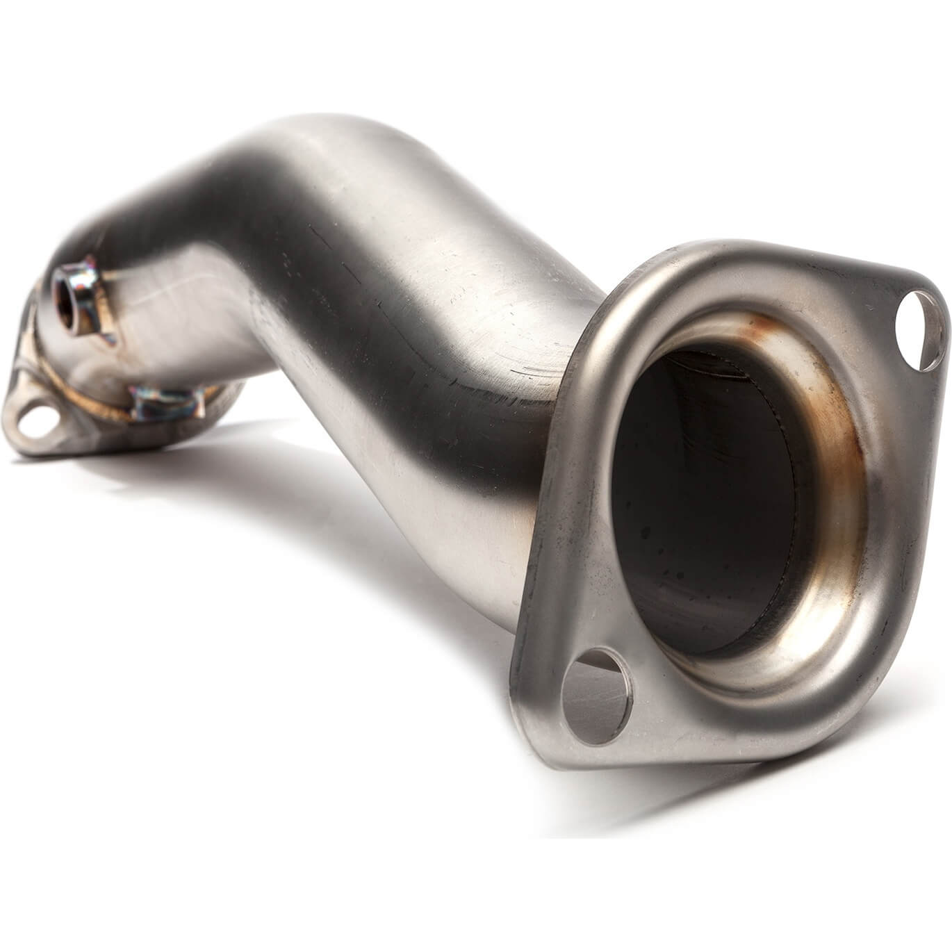 COBB SS 3in Downpipe, 2008-2015 EVO X - Angle 5