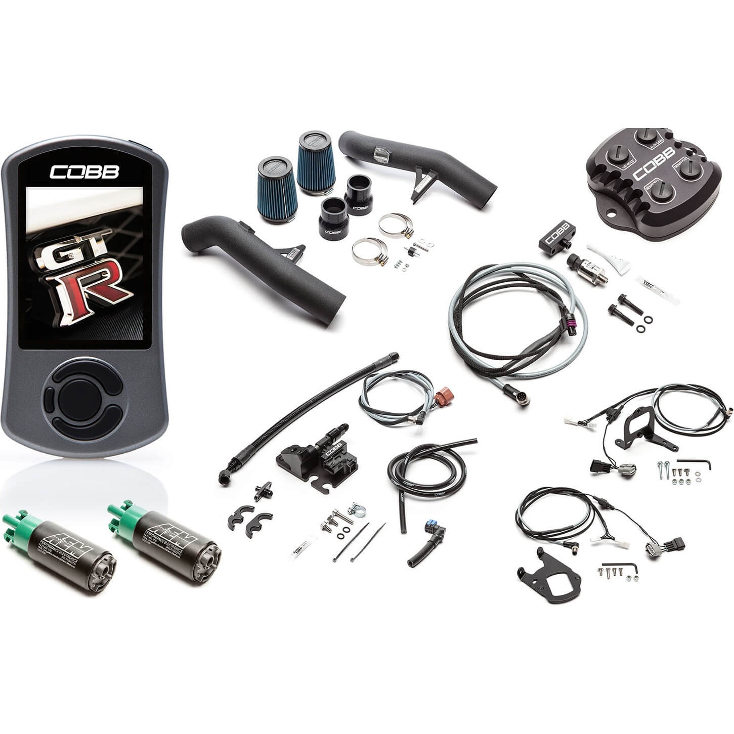 COBB Stage 1+ CAN Flex Fuel & Fuel Pressure Power Package w/ TCM Flashing, 2015-2018 GT-R (USDM)