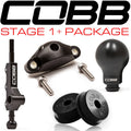 COBB Stage 1+ Drivetrain Package (Tall Shifter, White w/ Black Knob), 2002-2007 WRX