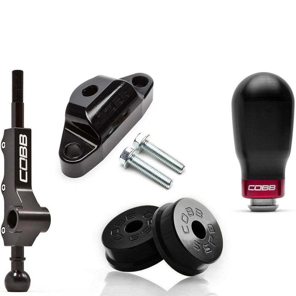 COBB Stage 1+ Drivetrain Package (Tall Weighted Knob), 2008-2014 WRX