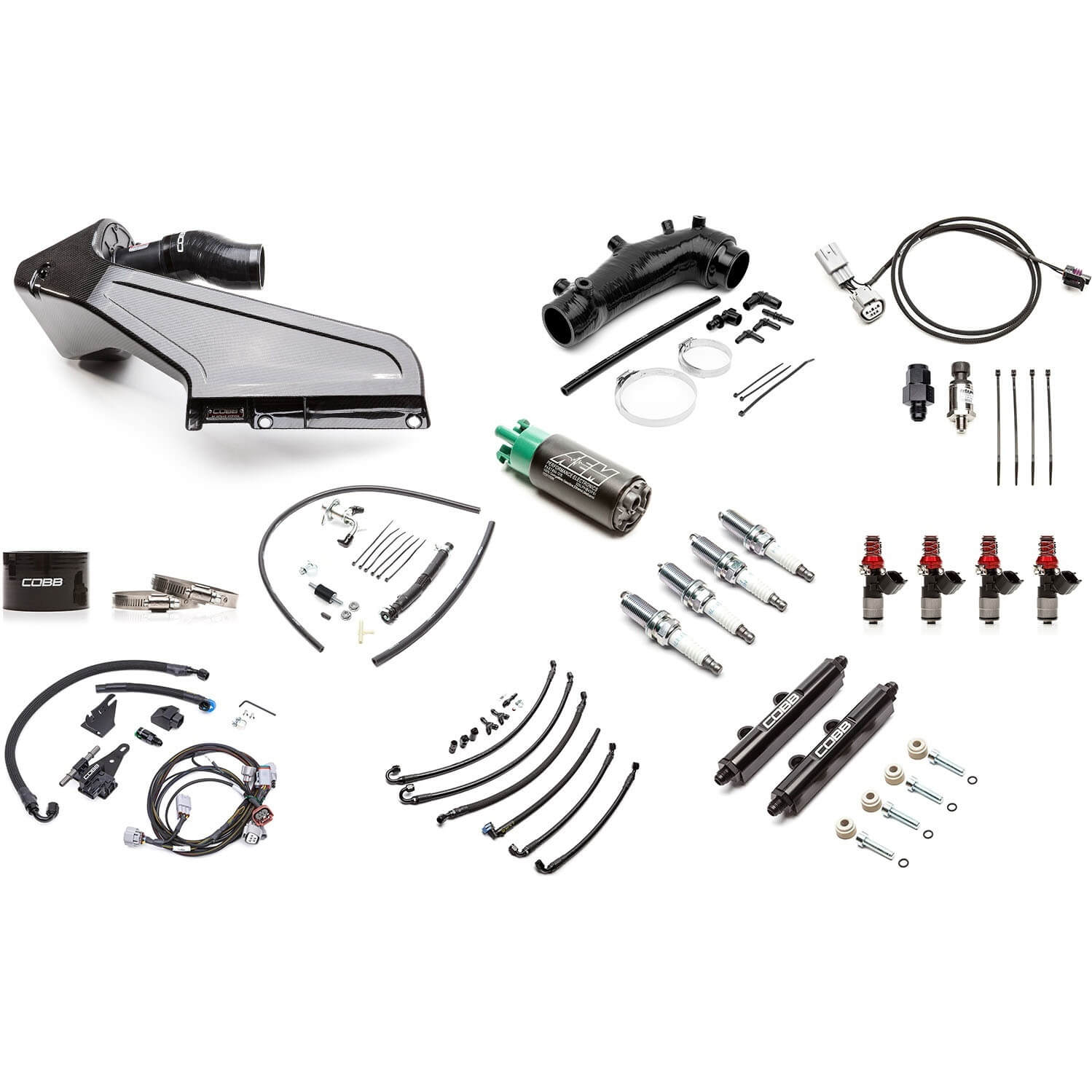 COBB Stage 1 > NexGen Stage 2+ Flex Fuel Redline Carbon Fiber Upgrade, 2015-2021 STi & 2018 STi Type RA