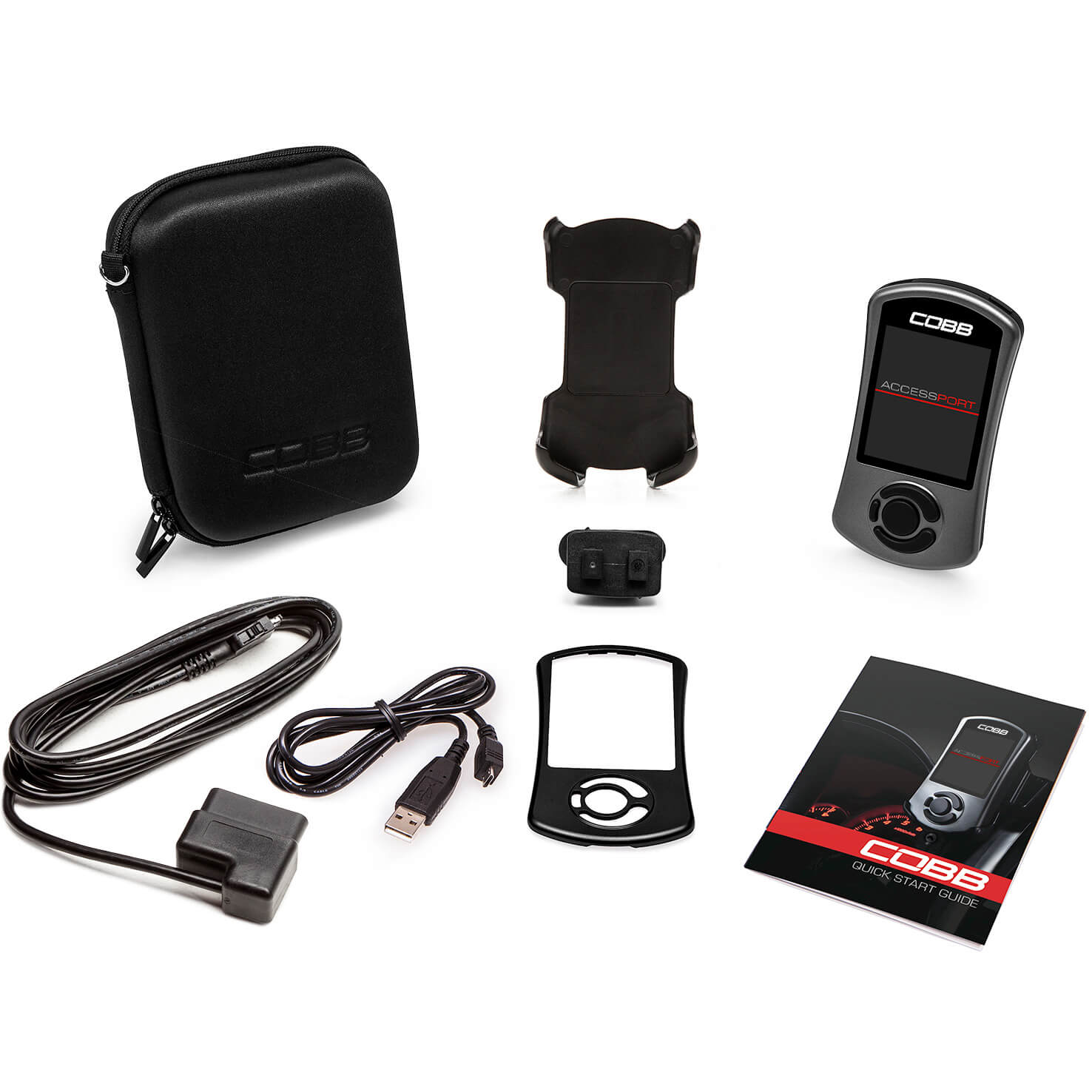 COBB Stage 1+ Power Package (v3 AccessPort, COBB Blue), 2015-2018 STi - Angle 2