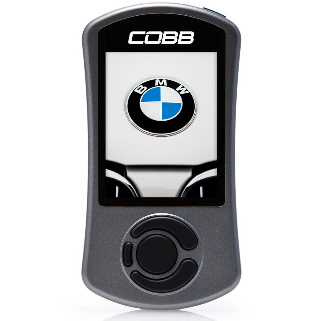 COBB Stage 1+ Power Package (v3 AccessPort) w/ Black FMIC, BMW - Angle 2