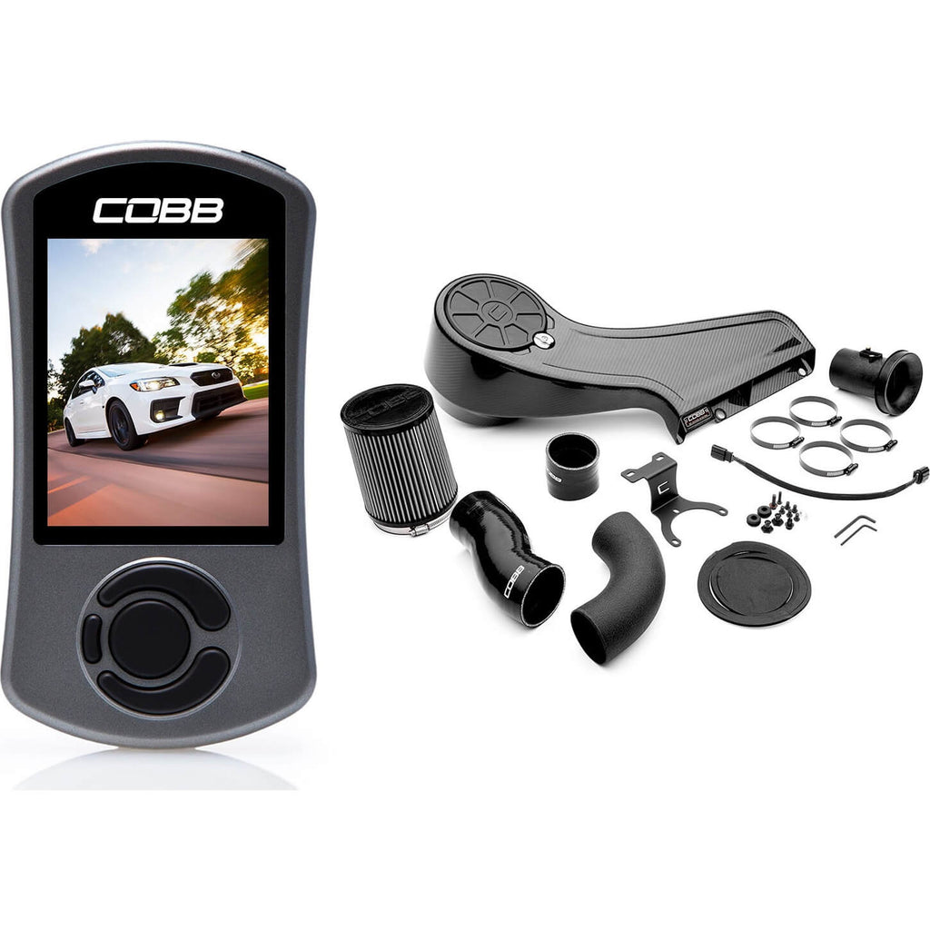 COBB Stage 1+ Power Package w/ Redline Carbon Fiber Intake, 2015-2021 WRX