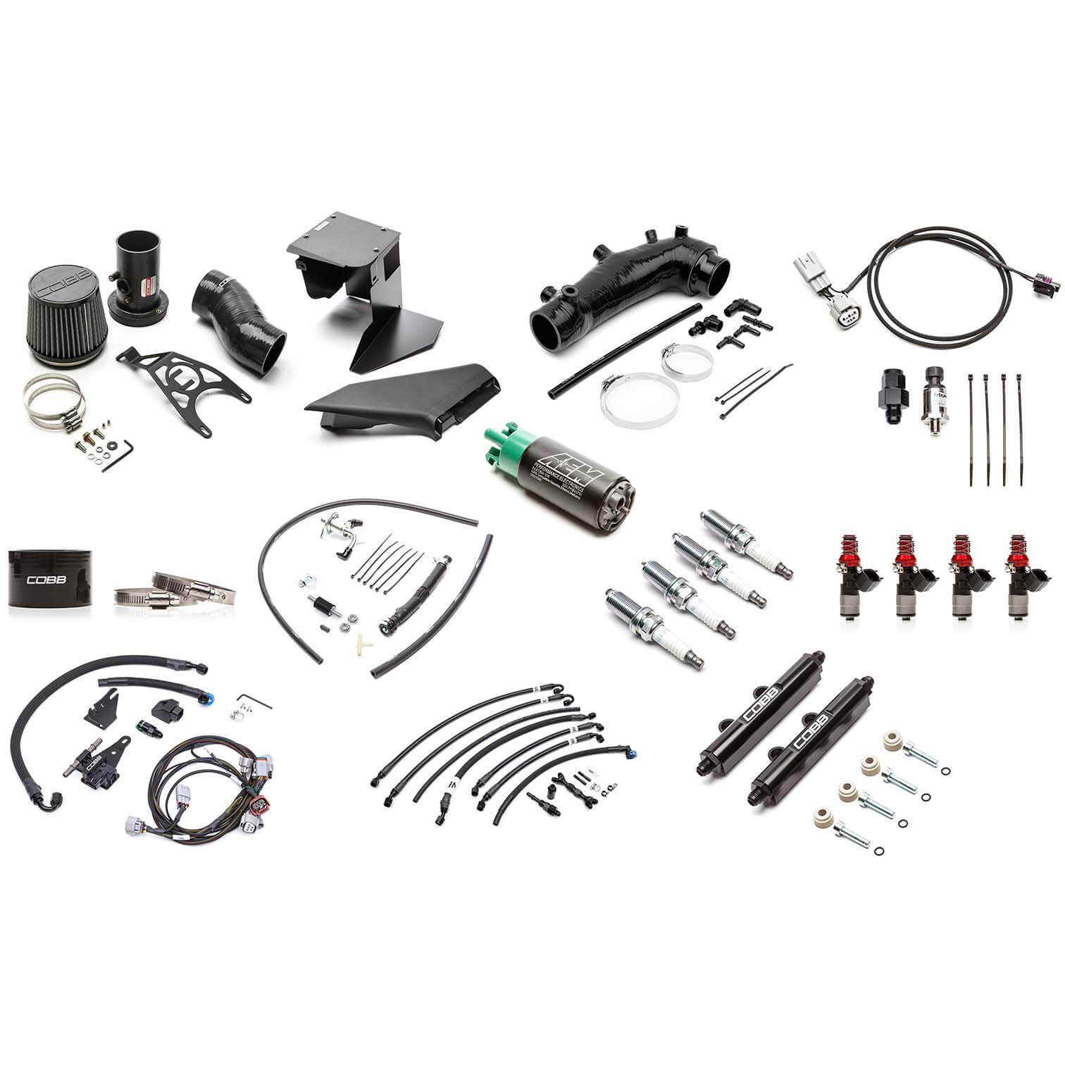 COBB Stage 1 to NexGen Stage 2+ Flex Fuel Pack Upgrade Stealth Black, 2018 STi Type RA & 2019-2020 STi