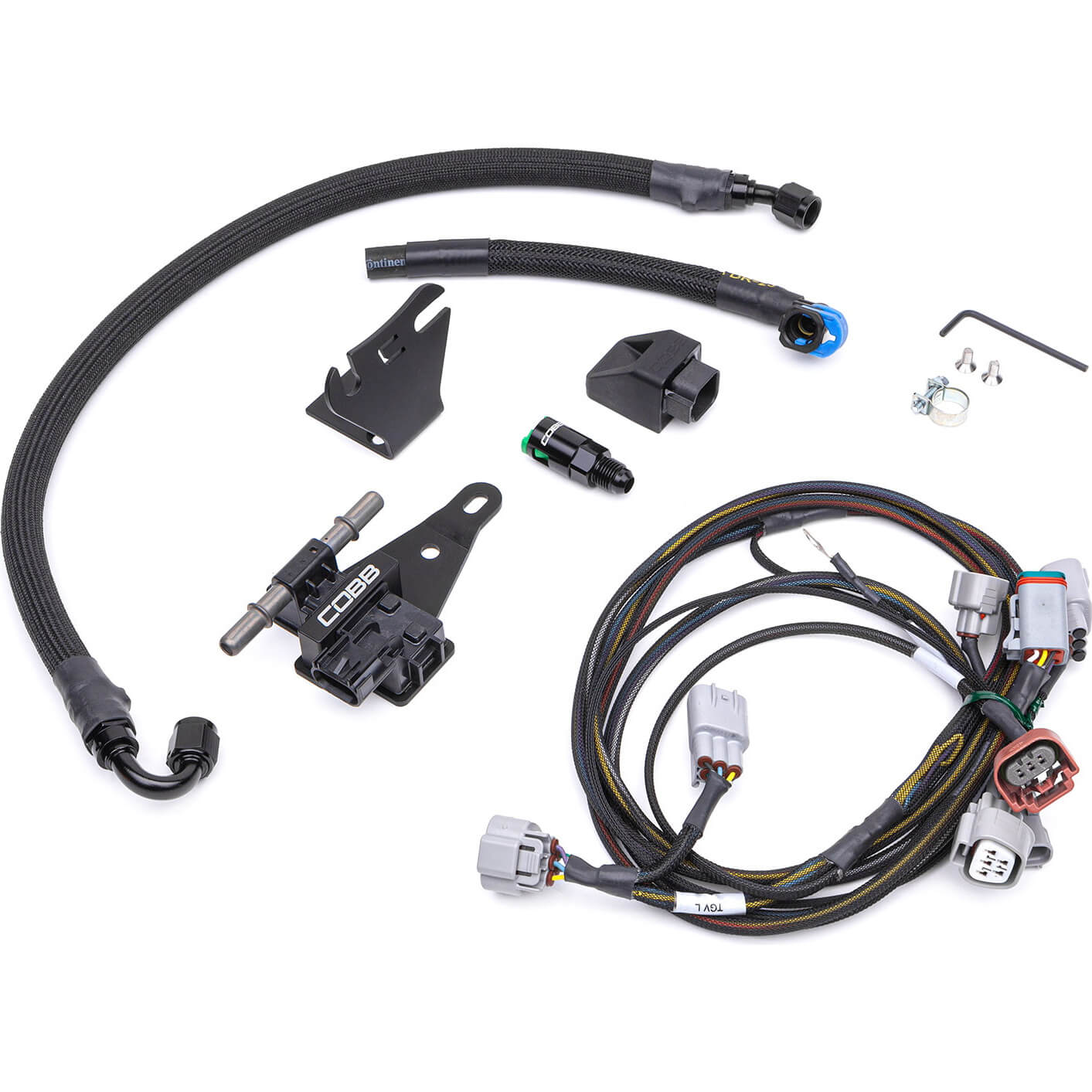 COBB Stage 1 to NexGen Stage 2+ Flex Fuel Pack Upgrade Stealth Black, 2018 STi Type RA & 2019-2020 STi - Angle 6