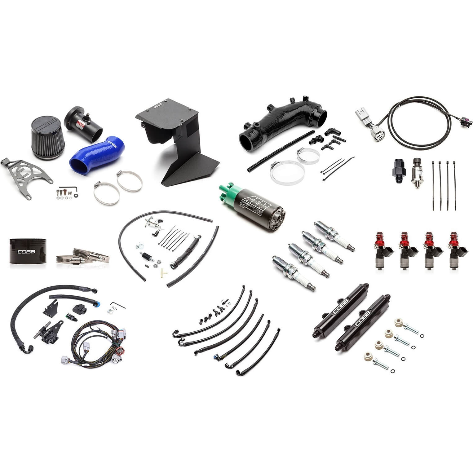 COBB Stage 1 to NexGen Stage 2+ Flex Fuel Package Upgrade (Blue), 2015-2018 STi