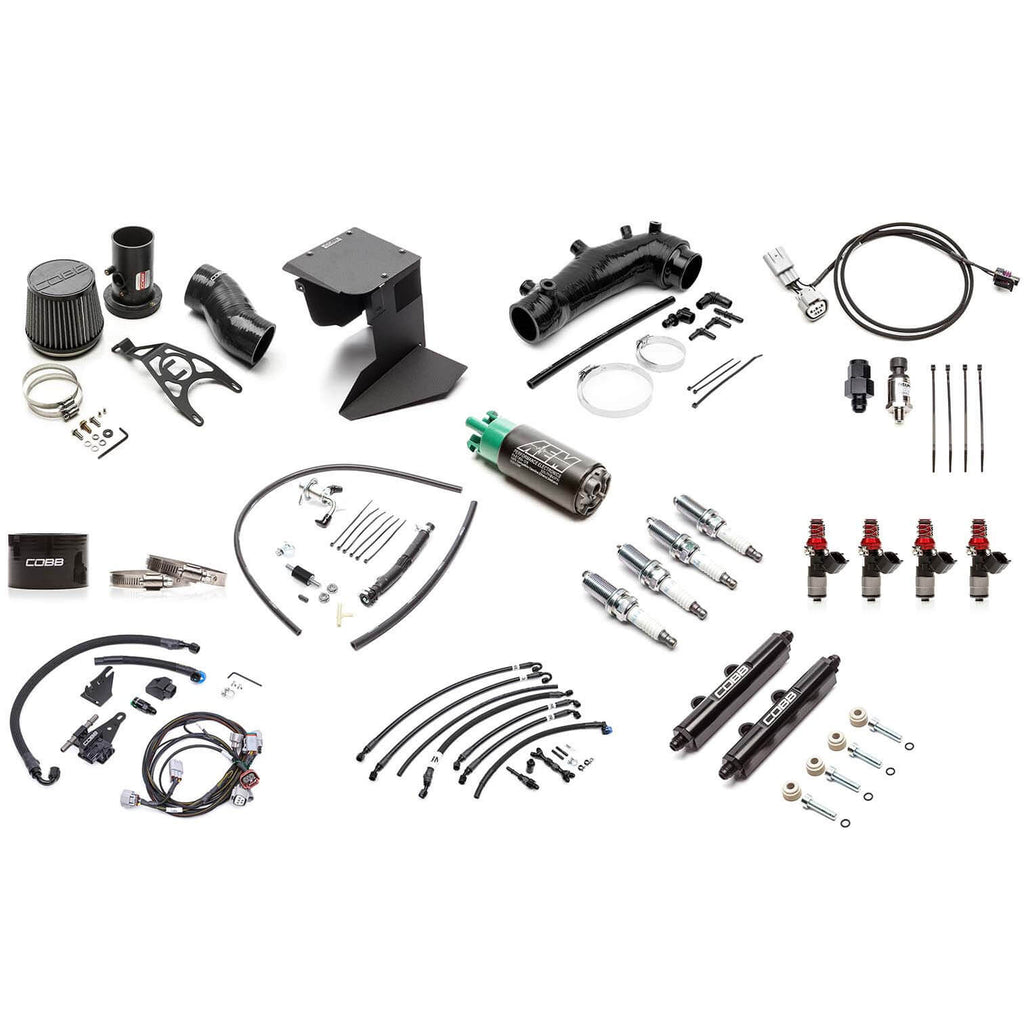 COBB Stage 1 to NexGen Stage 2+ Flex Fuel Power Package Upgrade Stealth Black, 2015-2018 STi
