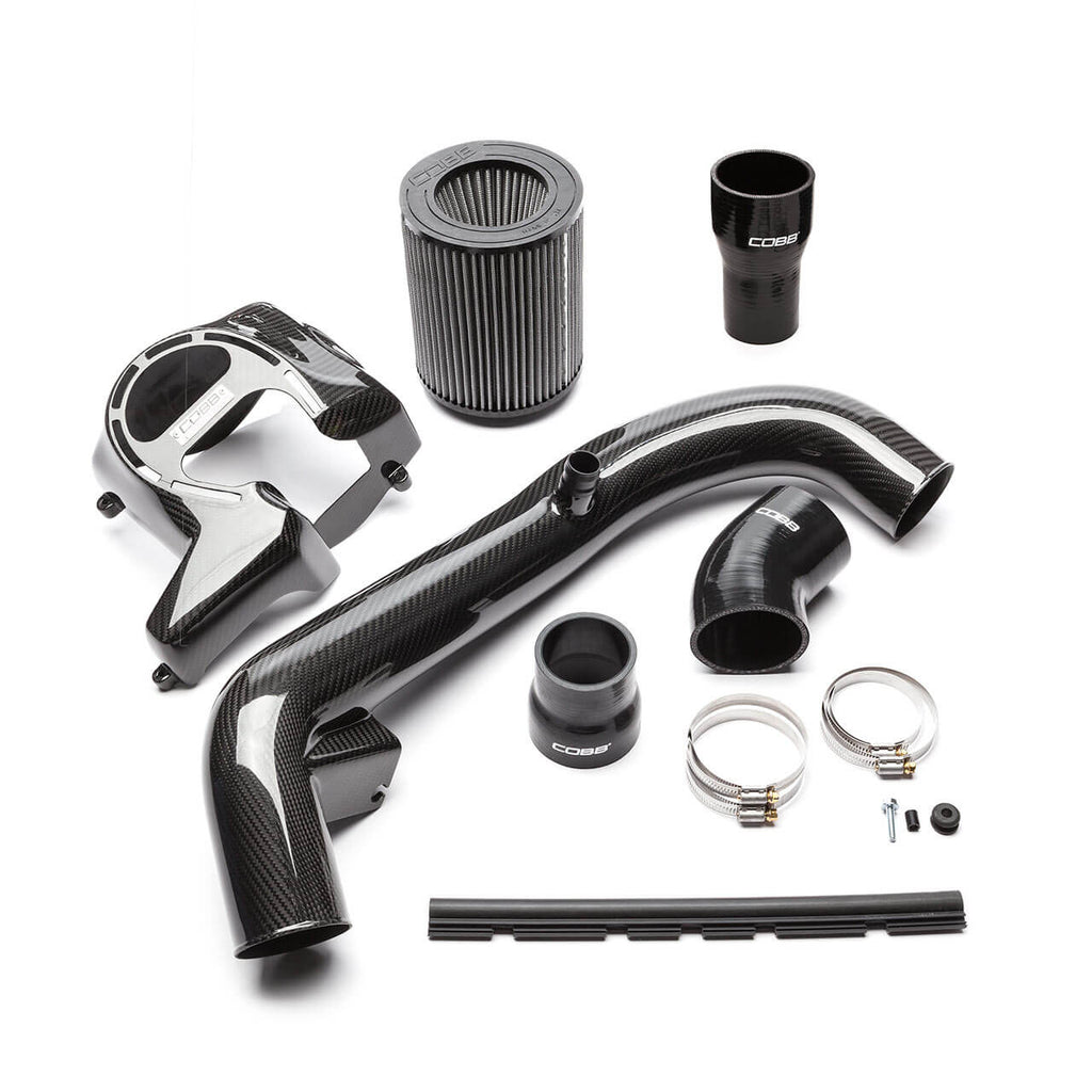 COBB Stage 2 Carbon Fiber Power Package (Silver), 2016-2018 Focus RS - Angle 4