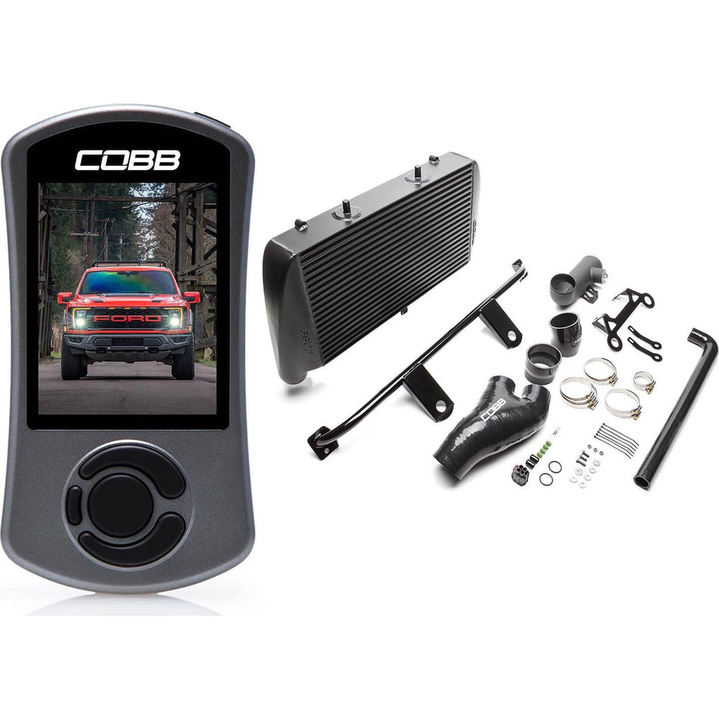 COBB Stage 2 Power Package (Black Intercooler), 2021-2023 F-150 Raptor