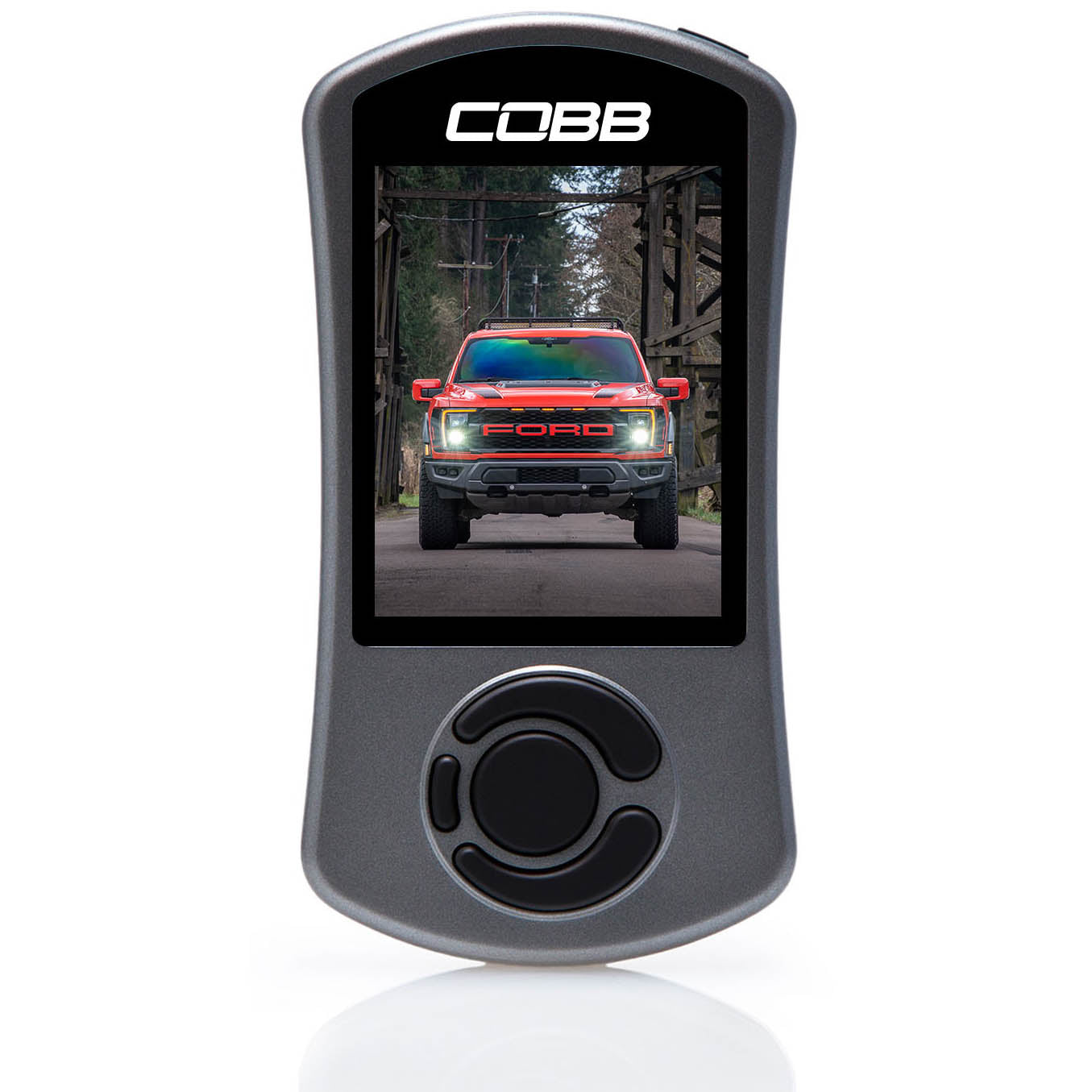 COBB Stage 2 Power Package (Black Intercooler), 2021-2023 F-150 Raptor - Angle 2