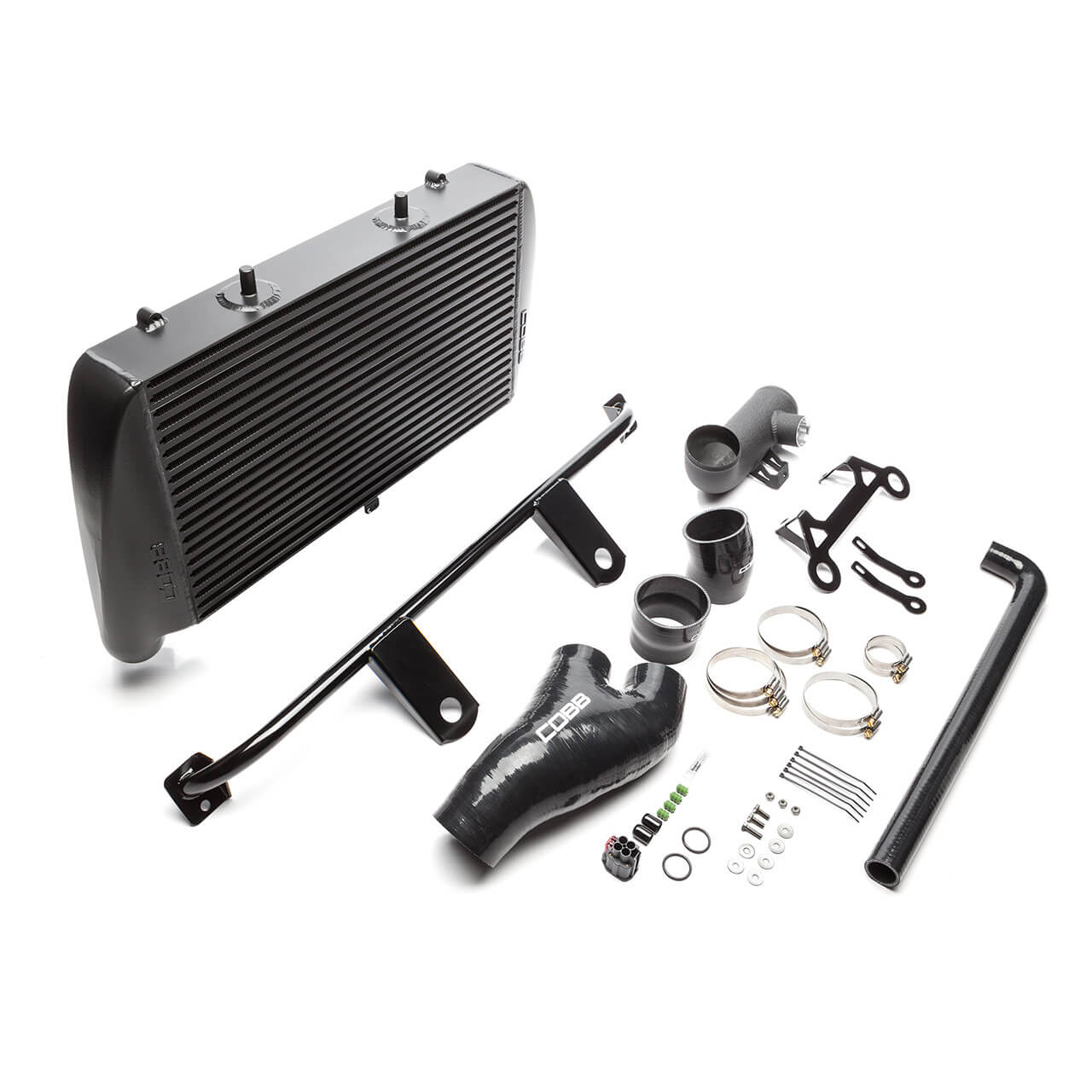 COBB Stage 2 Power Package (Black Intercooler), 2021-2023 F-150 Raptor - Angle 3