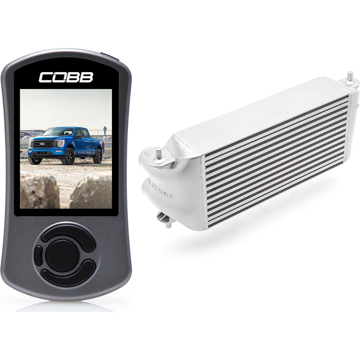 COBB Stage 2 Power Package (Factory Location Silver Intercooler), 2021-2022 F-150 3.5L & Tremor