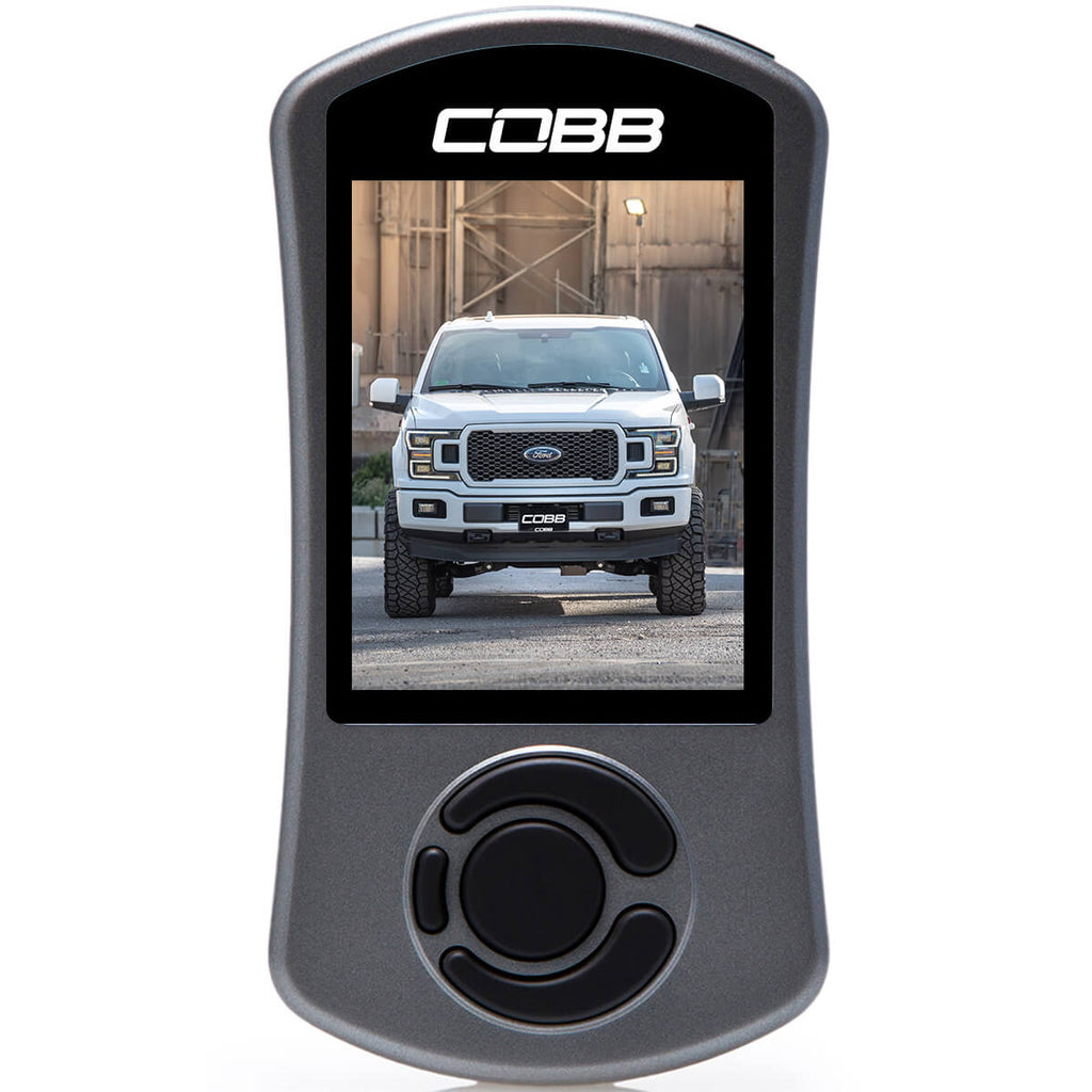 COBB Stage 2 Power Package (OE Loc Black Intercooler, No Intake), 2018-2020 F-150 2.7L - Angle 2