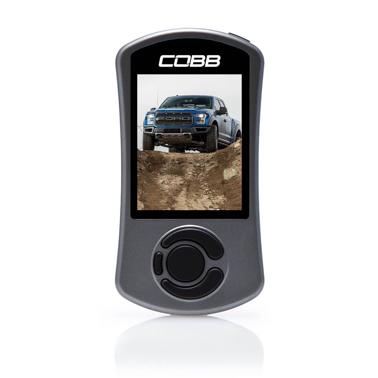 COBB Stage 2 Power Package w/ Black Intercooler (No Intake), 2017-2020 F-150 Raptor - Angle 2