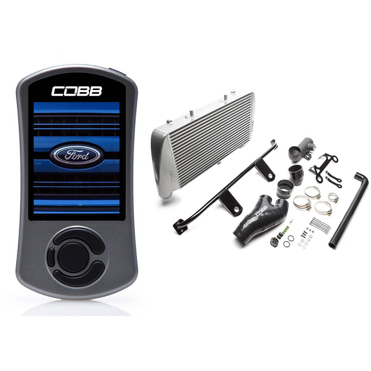 COBB Stage 2 Power Package w/ Silver Intercooler (No Intake), 2017-2020 F-150 Raptor