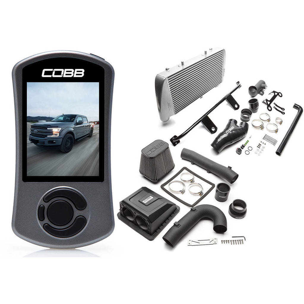 COBB Stage 2 Power Package w/ TCM Flashing (Silver), 2017-2019 F-150 EcoBoost 3.5L
