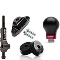 COBB Stealth Black w/ Black & Red Collars, 2002-2007 WRX