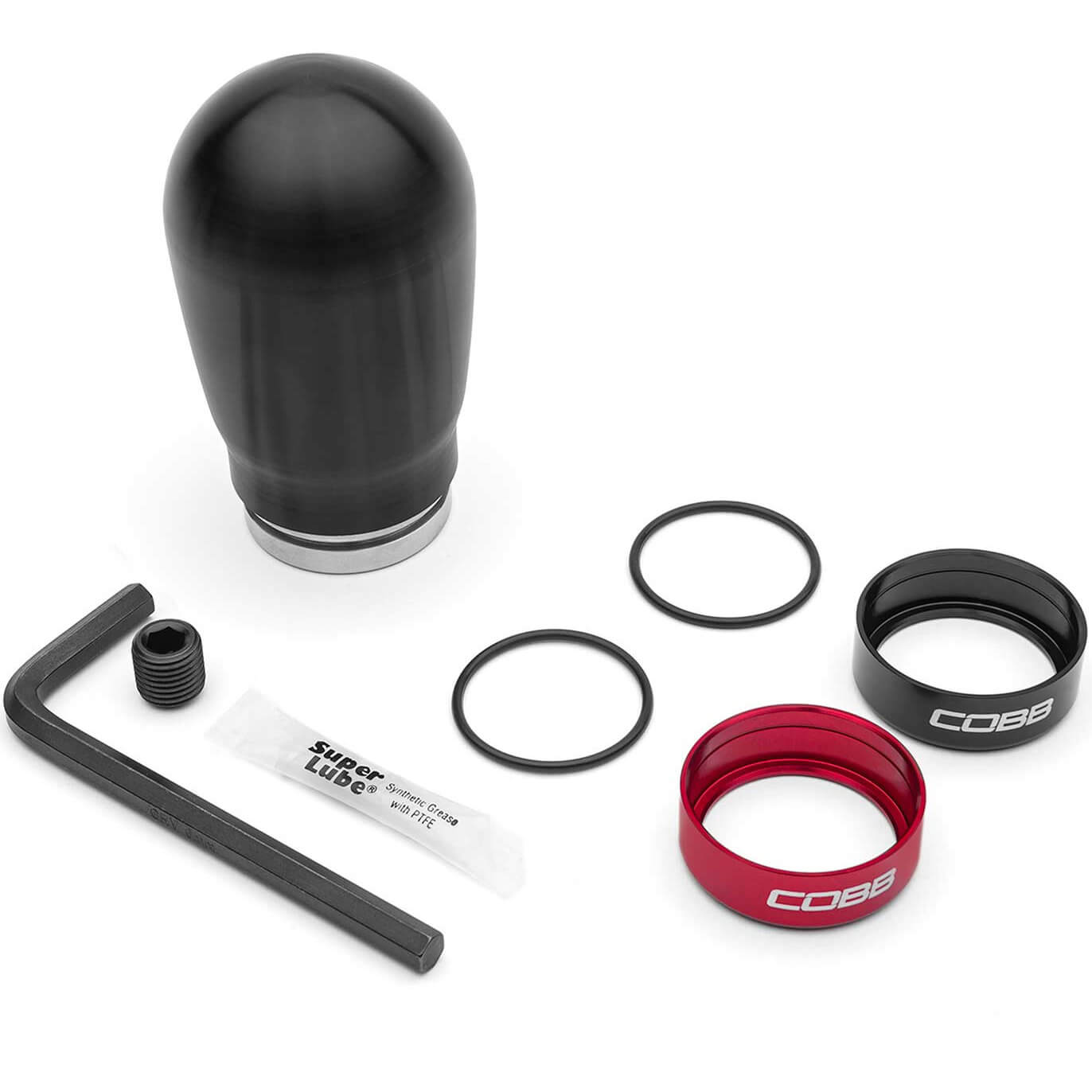COBB Tall Weighted Shift Knob (Black), 2013-2025 BRZ/FR-S/86/GR86