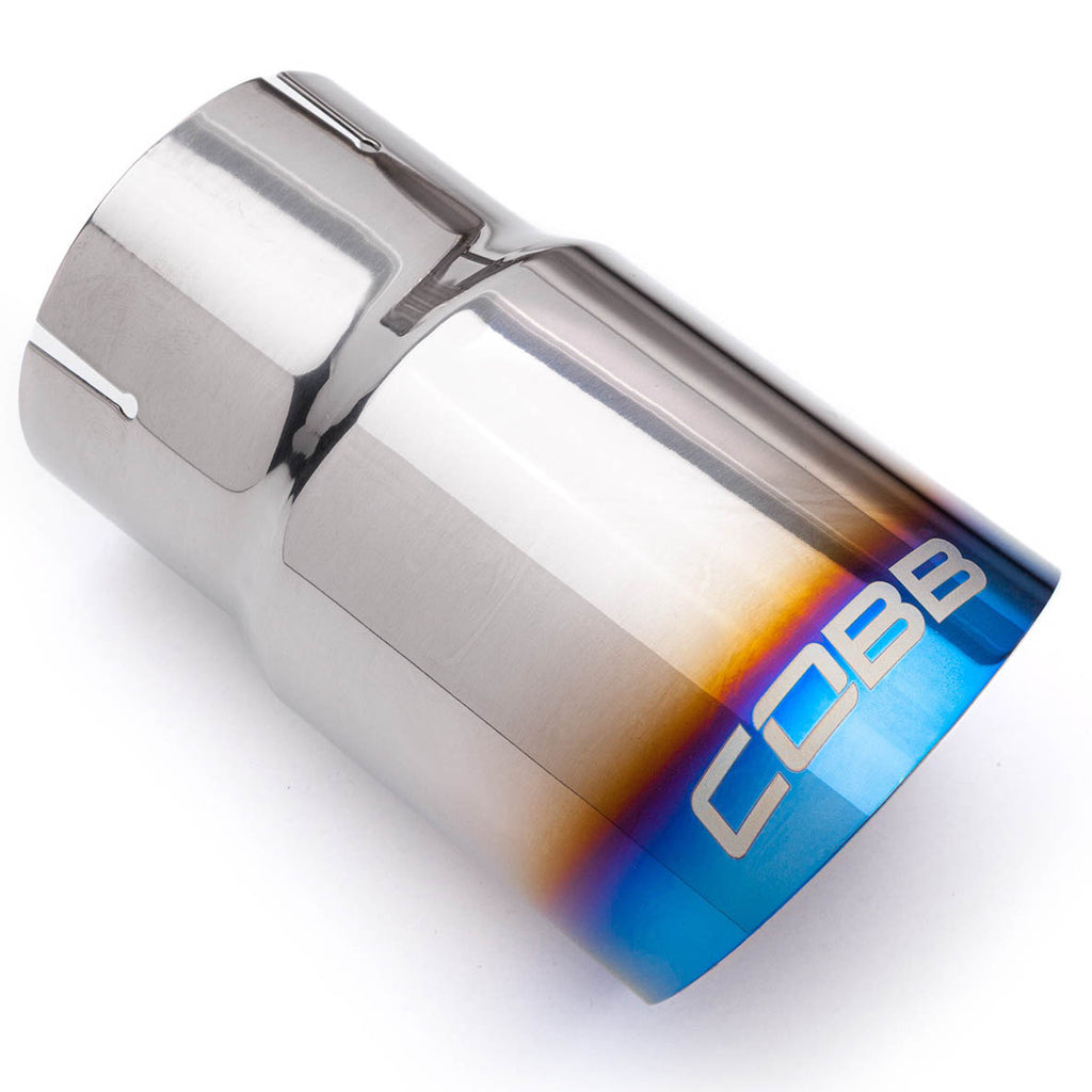 COBB Titanium 3in Cat-Back Exhaust System, 2002-2007 WRX & 2004-2007 STi - Angle 2