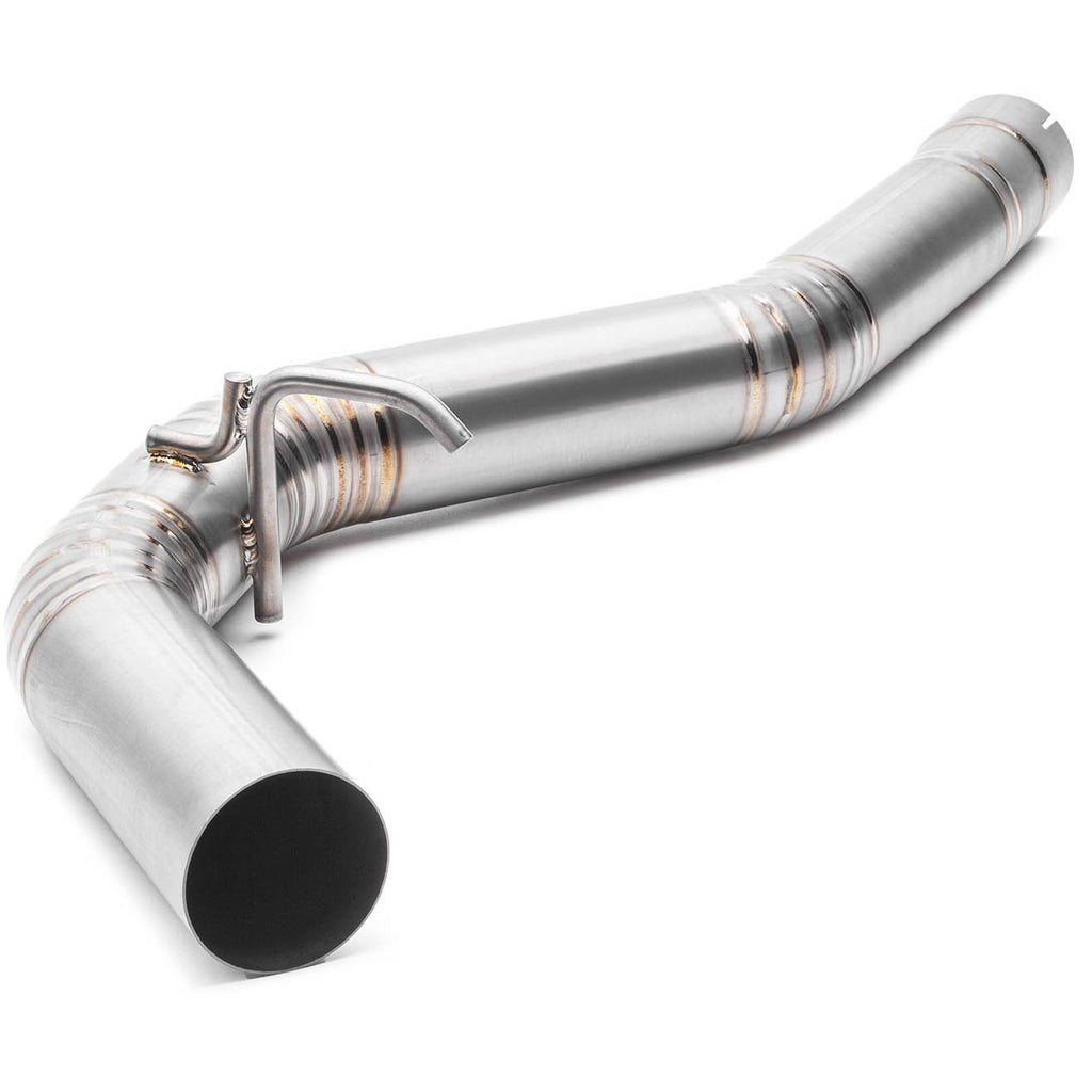 COBB Titanium 3in Cat-Back Exhaust System, 2008-2014 STi & 2011-2014 WRX (Hatch) - Angle 2