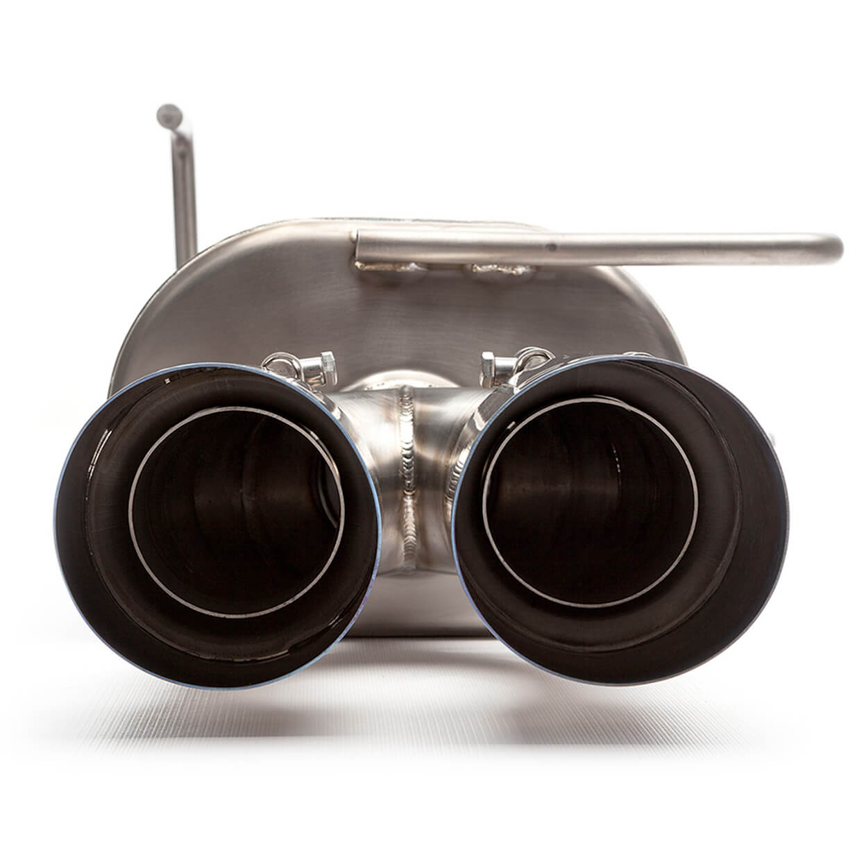 COBB Titanium 3in Cat-Back Exhaust System (Quad Tip), 2015-2021 WRX & STi - Angle 3