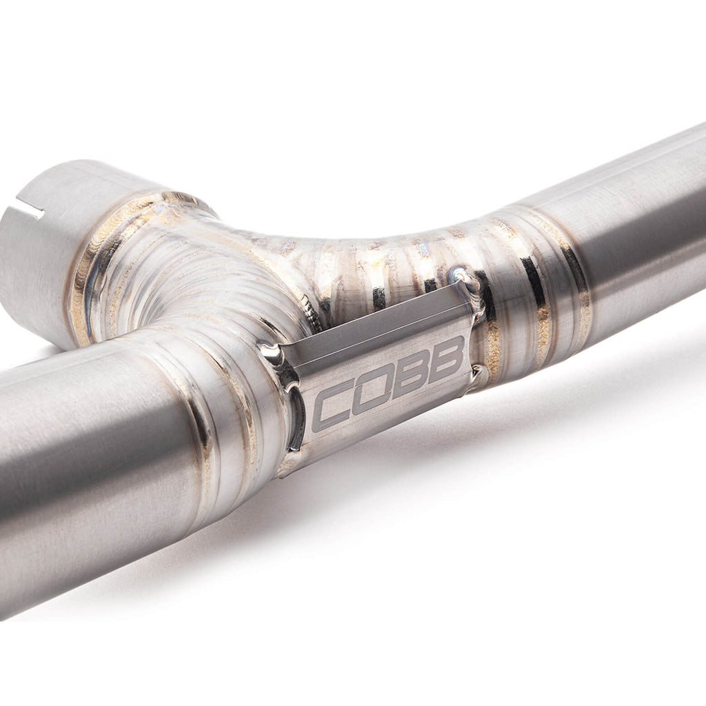 COBB Titanium Cat-Back Exhaust System, 2015-2017 GTI - Angle 4