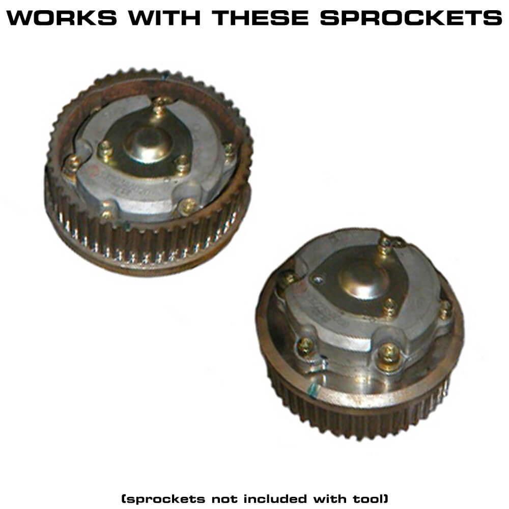 Company23 Intake Cam Sprocket Tool, JDM V7 & EARLY V8 AVCS - Angle 3
