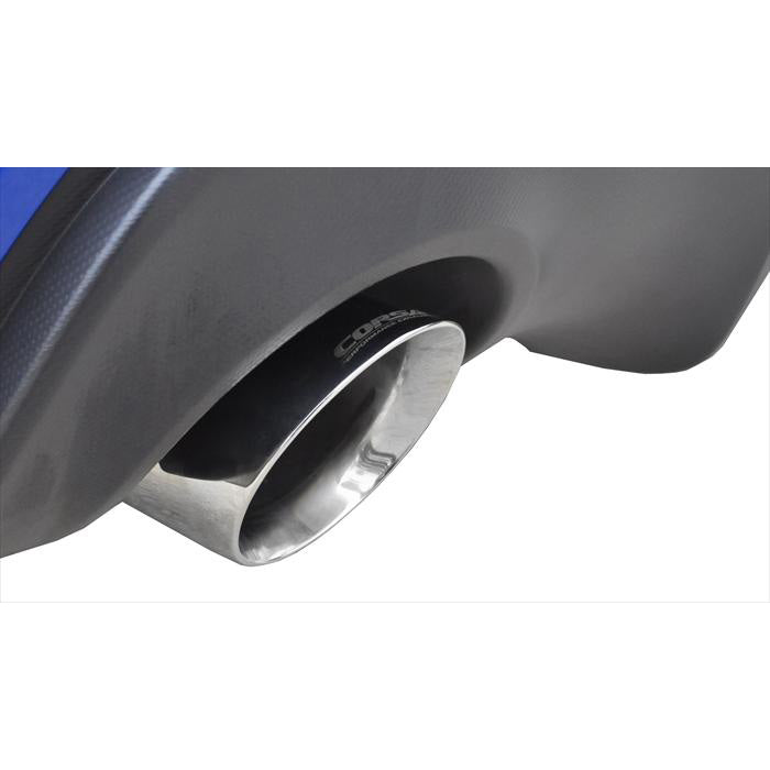 Corsa Sport Cat-Back Exhaust System w/ Dual Polished Tips, 2013-2018 BRZ/FR-S/86 - Angle 2