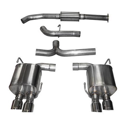 Corsa Sport Cat-Back Exhaust System w/ Quad Polished Tips, 2015-2021 WRX & STi