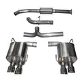 Corsa Sport Cat-Back Exhaust System w/ Quad Polished Tips, 2015-2021 WRX & STi