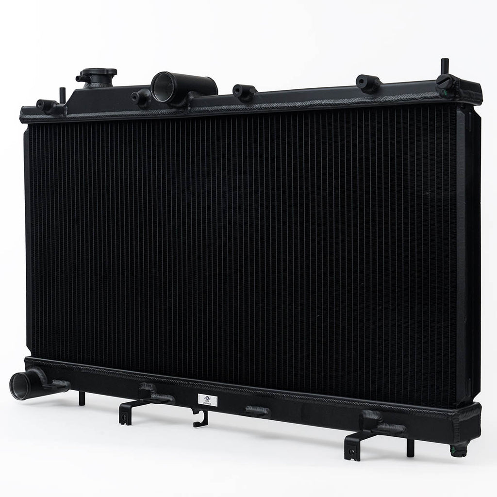 CSF 2-Row 42mm Race-Spec Radiator (Black), 2008-2021 WRX & STi - Angle 2