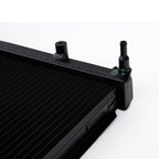 CSF 2-Row 42mm Race-Spec Radiator (Black), 2008-2021 WRX & STi - Angle 3
