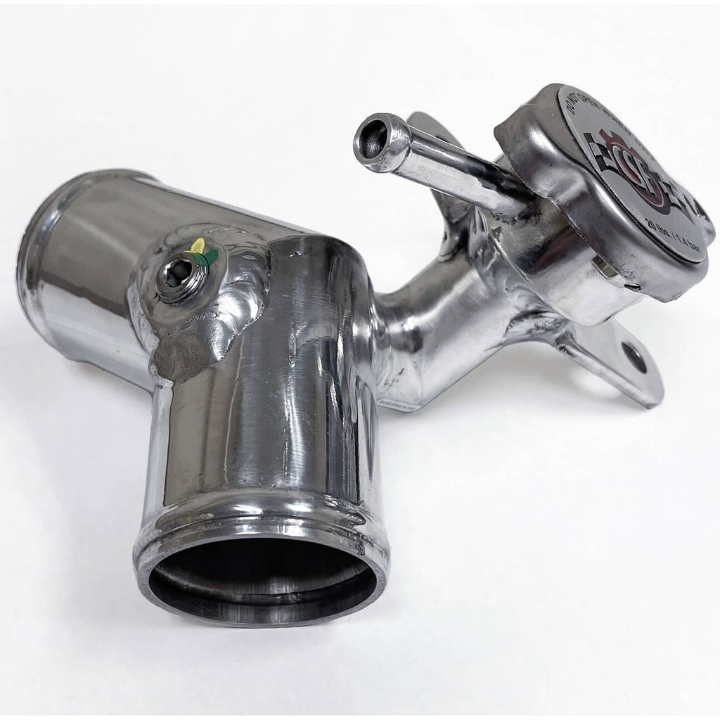 CSF Aluminum Radiator Filler Neck w/ Cap, 2013-2025 BRZ/FR-S/86/GR86 - Angle 3