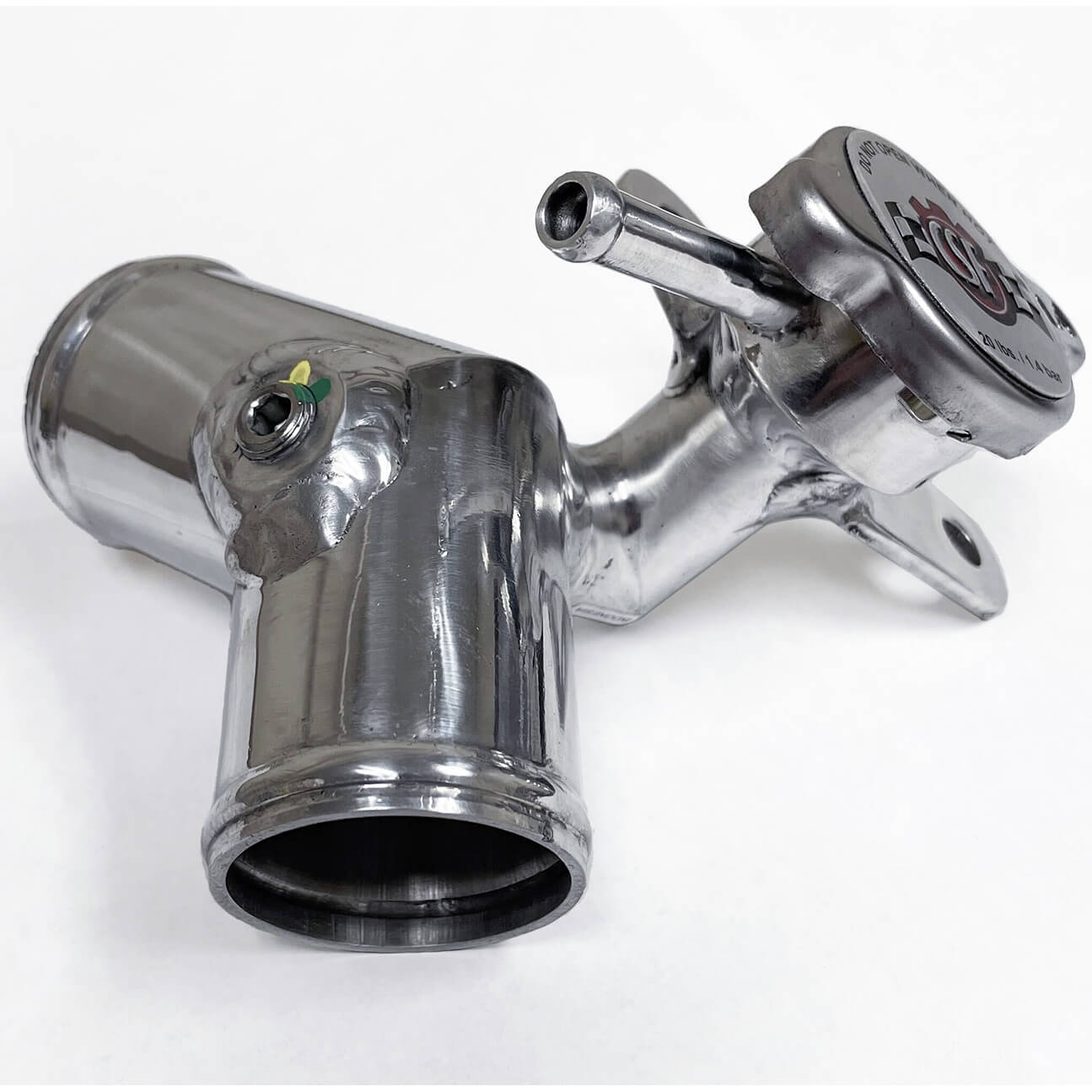CSF Aluminum Radiator Filler Neck w/ Cap, 2013-2025 BRZ/FR-S/86/GR86 - Angle 3