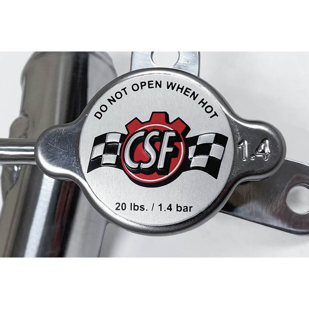 CSF Aluminum Radiator Filler Neck w/ Cap, 2013-2025 BRZ/FR-S/86/GR86 - Angle 4