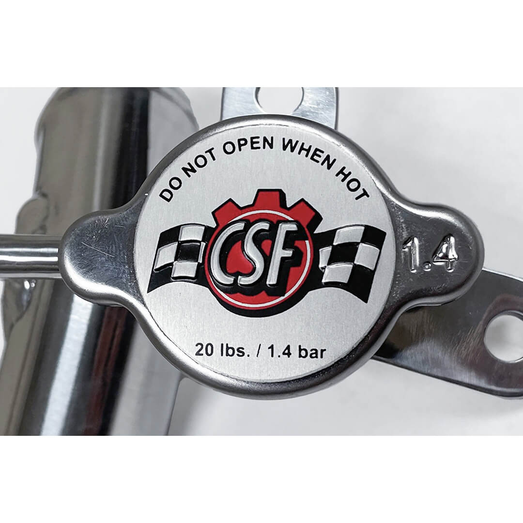 CSF Aluminum Radiator Filler Neck w/ Cap, 2013-2025 BRZ/FR-S/86/GR86 - Angle 4